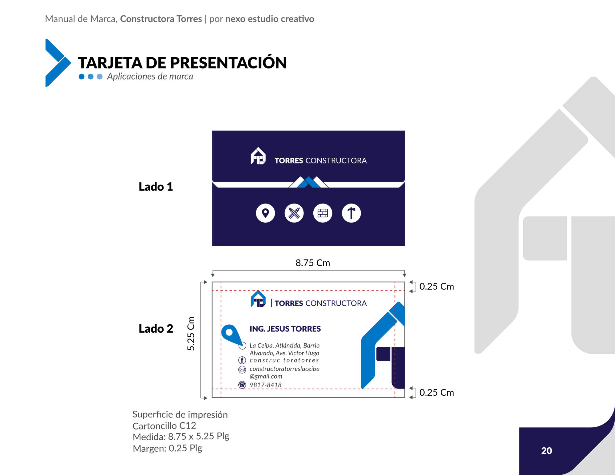 nexo estudio creativo La Ceiba, Honduras, identidad corporativa