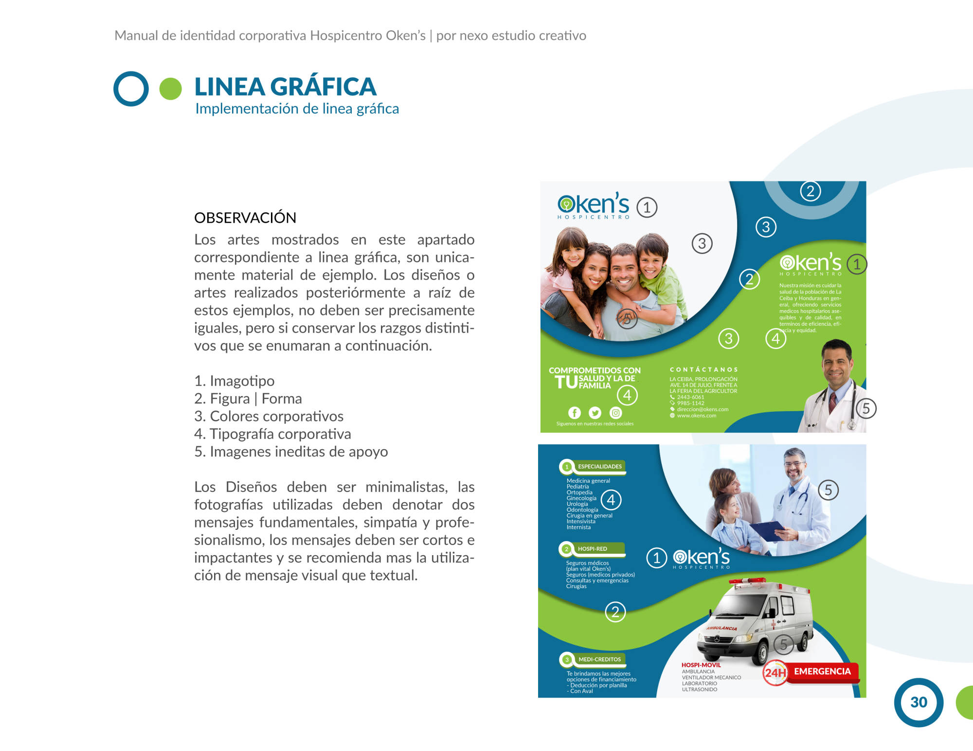 nexo estudio creativo La Ceiba, Honduras, identidad corporativa